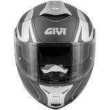GIVI CASCO MOD X21/CHALLENGER C/PL.D/SHIVER TITANIO-MT/PLATA