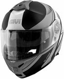 GIVI MOD X.21 CHALLENGER GLOBE Moto Modular Capacete Titânio Negro