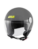 GIVI CASCO DJET 107/MINI-J.D/SOLID GRIS