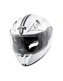 GIVI CASCO FULL 506/STOCCARDA.D/SPLINTER BLANCO/NEGRO