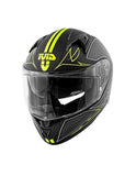 GIVI CASCO FULL 506/STOCCARDA D/SPLINTER NEGRO-MT/YELLOW