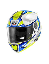 GIVI HX27F SECTOR Moto Modular Capacete Blanco Azul Amar Sewy
