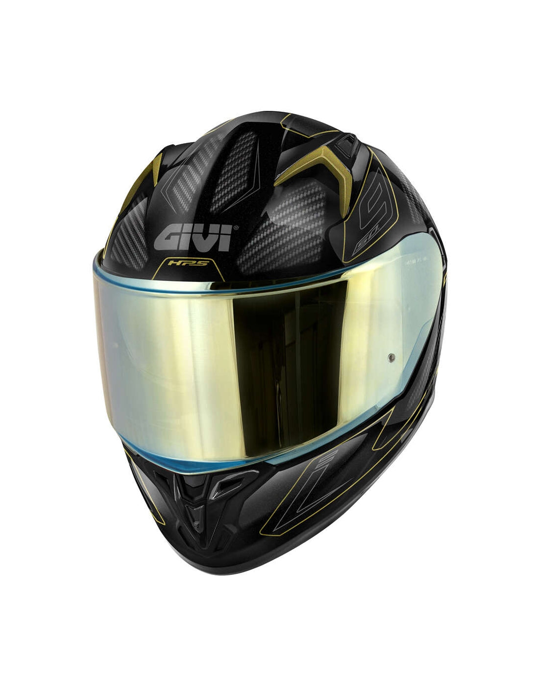 GIVI - CASCO FULL 50.9 SPORT ENIGMA NEGRO TITANIO GOLD – 1 – Maximomoto PT