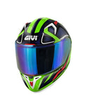 GIVI - CASCO FULL 50.8 RACER BLANCO VERDE AZUL