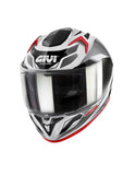 GIVI 50.8 BRAVE Moto Integral Casco Blanco Titanio Negro