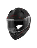 CASCO FULL 50.7 PHOBIA NEGRO-MT/ROJO