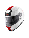 GIVI - CASCO X20 EXPEDITION EVO BLANCO-BR ROJO