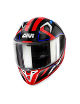 GIVI - CASCO FULL 50.8 RACER BLANCO ROJO NEGRO – Maximomoto PT