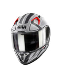 GIVI 50.8 RACER Moto Integral Casco Negro Titanio