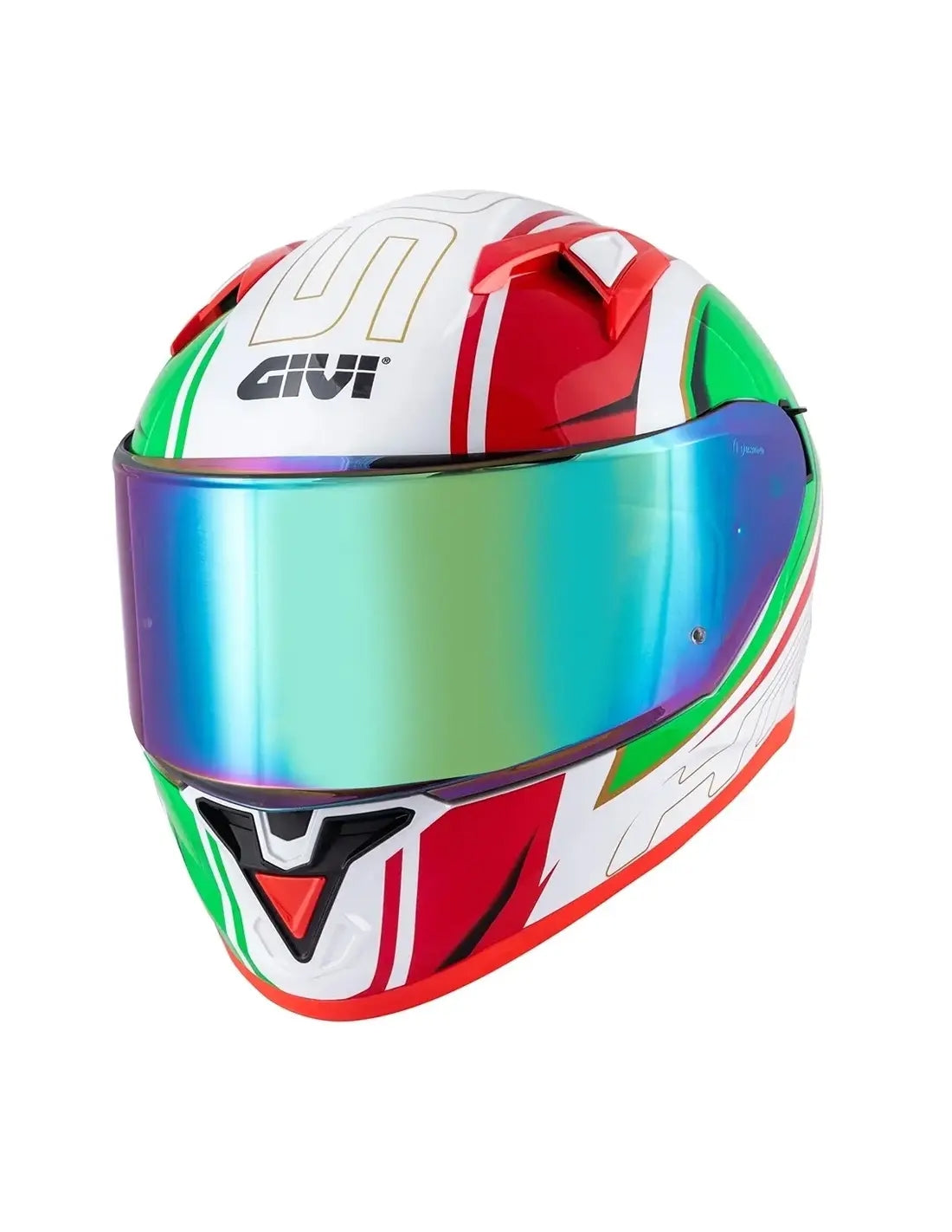 GIVI CASCO FULL 506/STOCCARDA.D/BLADES BLANCO/VERDE/ROJO – 1 – Maximomoto PT