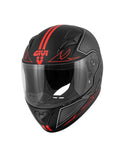 GIVI J.04 POOFD FLY Moto Junior Capacete Preto Vermelho