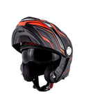 GIVI MOD X.33 CANYON LAYERS Moto Modular off-road Capacete Preto Laranja