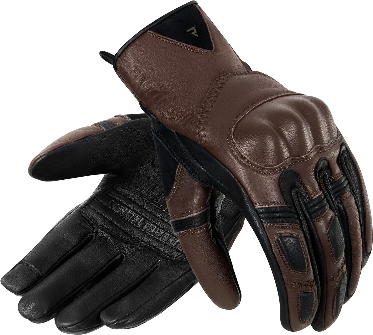 REBEL HORN - PIEL THUG II LADY BROWN GUANTES – 2 – Maximomoto PT