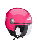 GIVI 10.7 MINI-J.D ARTNOVEAU Senhora Moto Jet Capacete Rosa