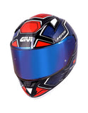 GIVI CASCO FULL 506/SPORT. LED/DEEP AZUL/ROJO