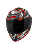 GIVI 50.9 ATOMIC CAPACETE INTEGRAL MOTO PRETO PRATA VERMELHO