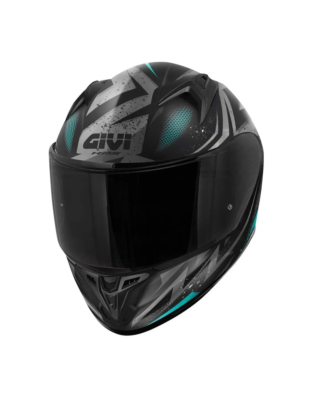 CASCO FULL 50.7 REBEL MATT BLACK LIGHT BLUE – 1 – Maximomoto PT