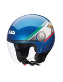 GIVI 10.7 MINI-J.D Moto Jet Capacetos Azul-Ml