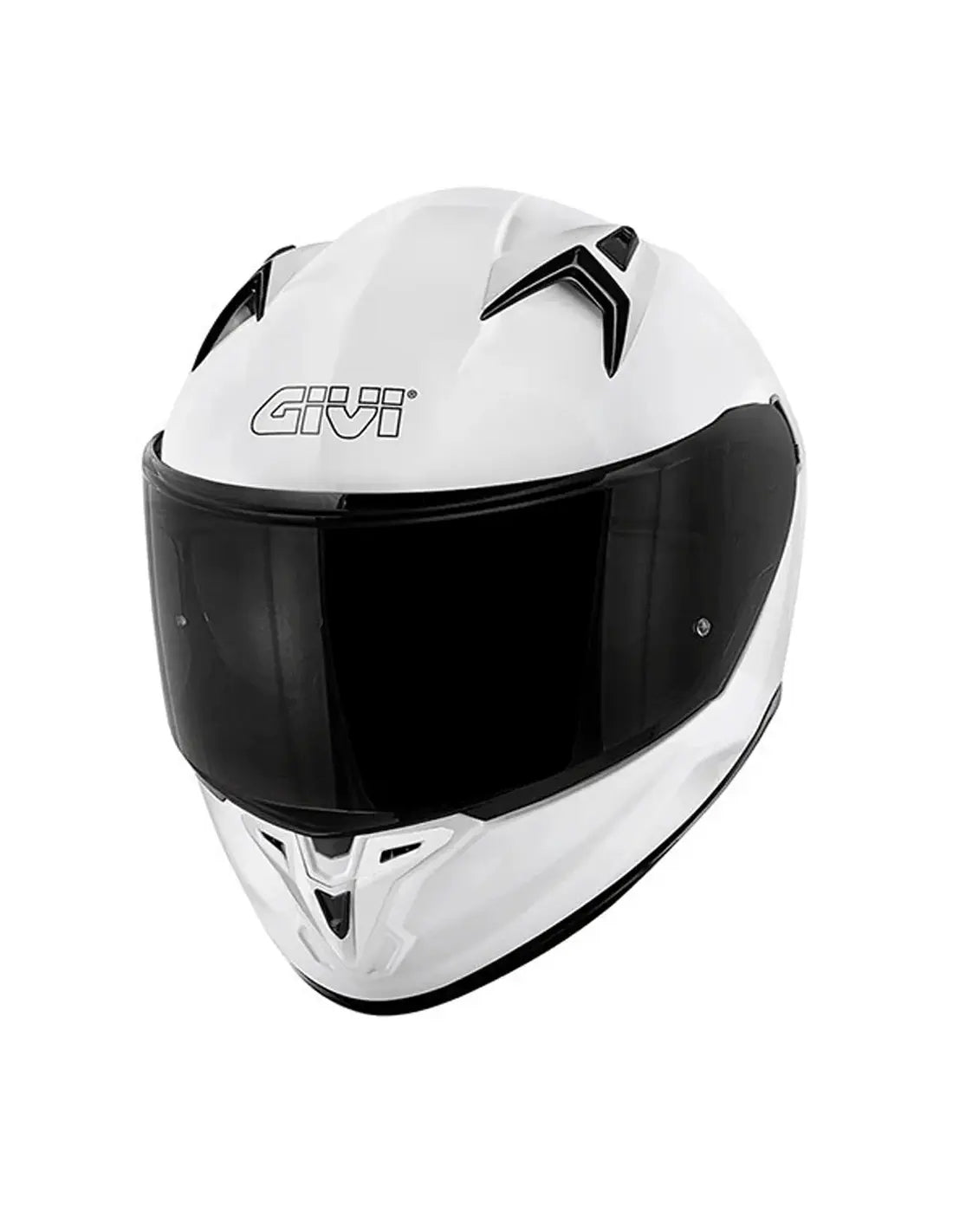 Givi 50.8 Solid Gloss White Casco integral de moto touring – 1 – Maximomoto PT