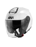 GIVI X25 Sólido Motocicleta Casco Jet Blanco