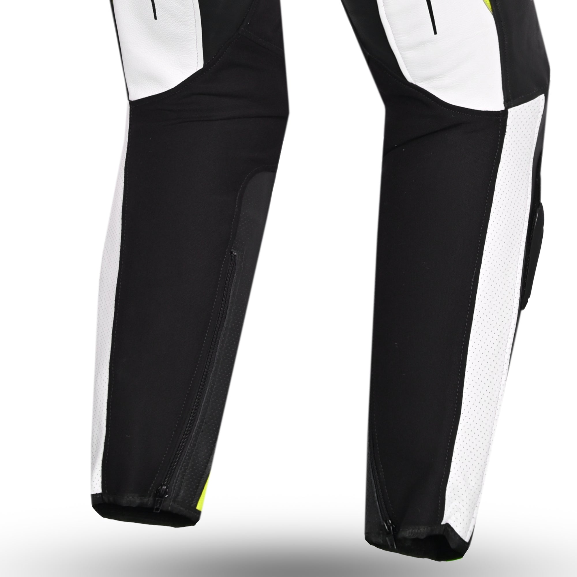 R-TECH DEFENDER GP 1 PC Fato Moto Branco Preto Amarelo Fluor – 3 – Maximomoto PT
