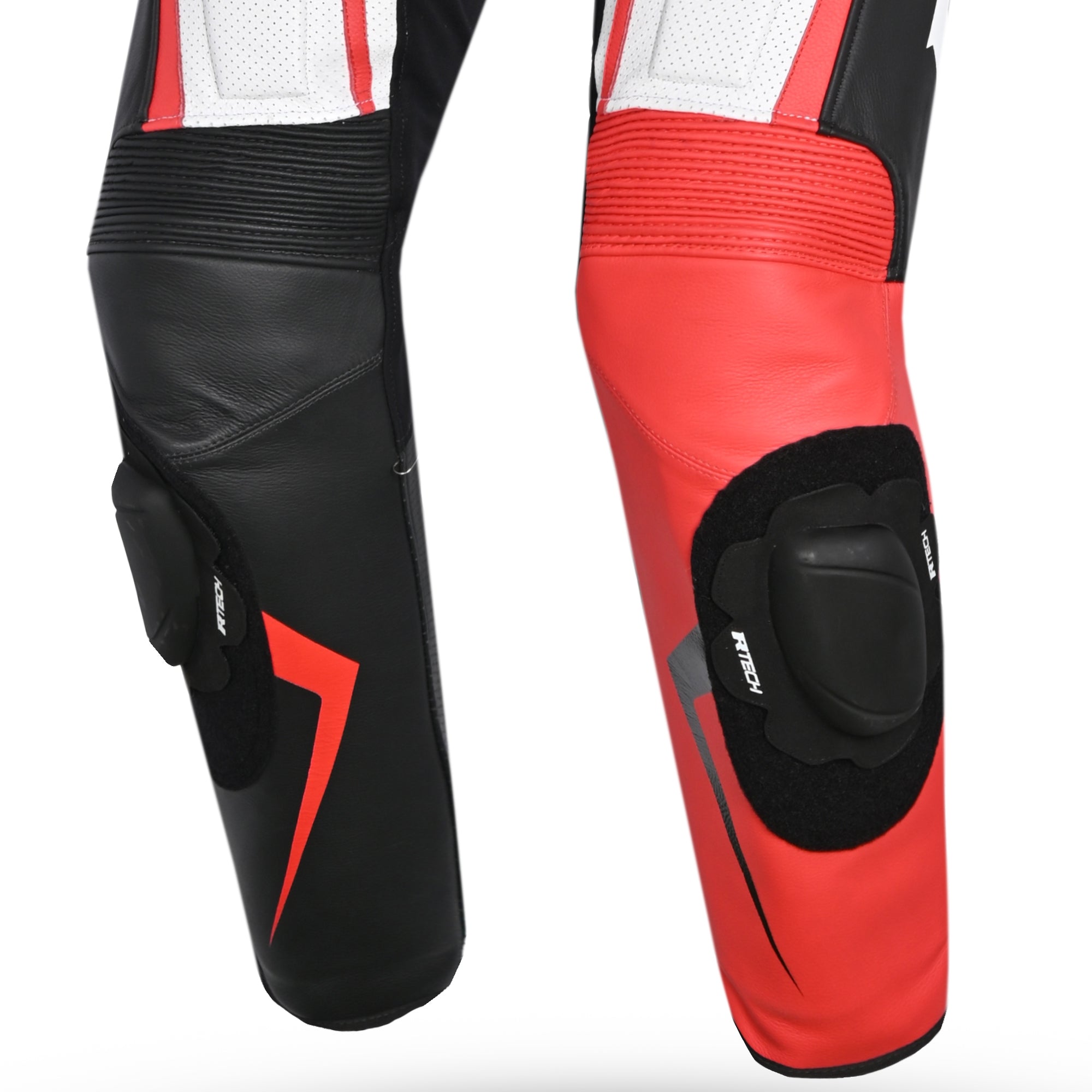 R-TECH MONO 1 PC DEFENDER GP Motorcycle Suits White Black Red – 4 – Maximomoto PT