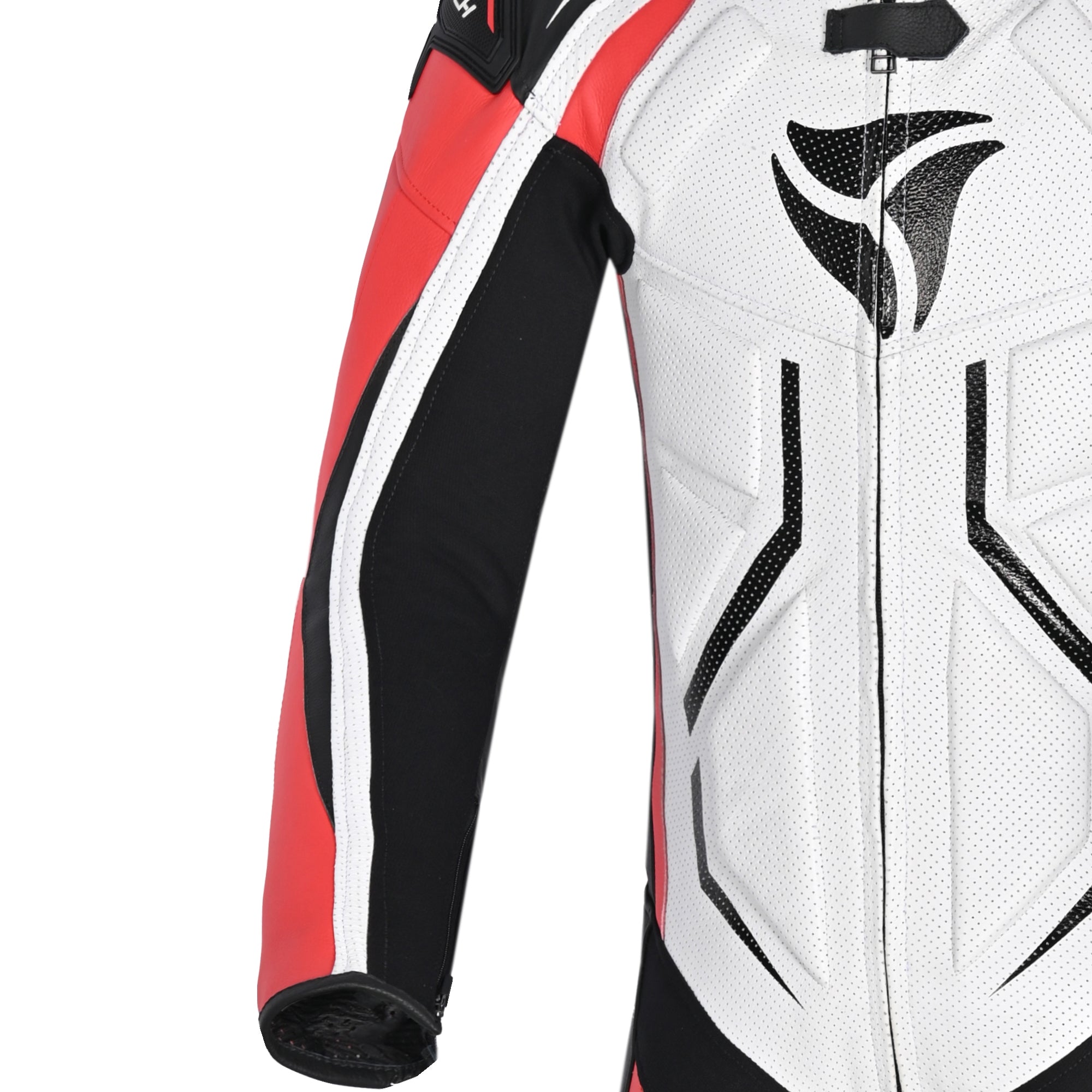 R-TECH MONO 1 PC DEFENDER GP Motorcycle Suits White Black Red – 5 – Maximomoto PT