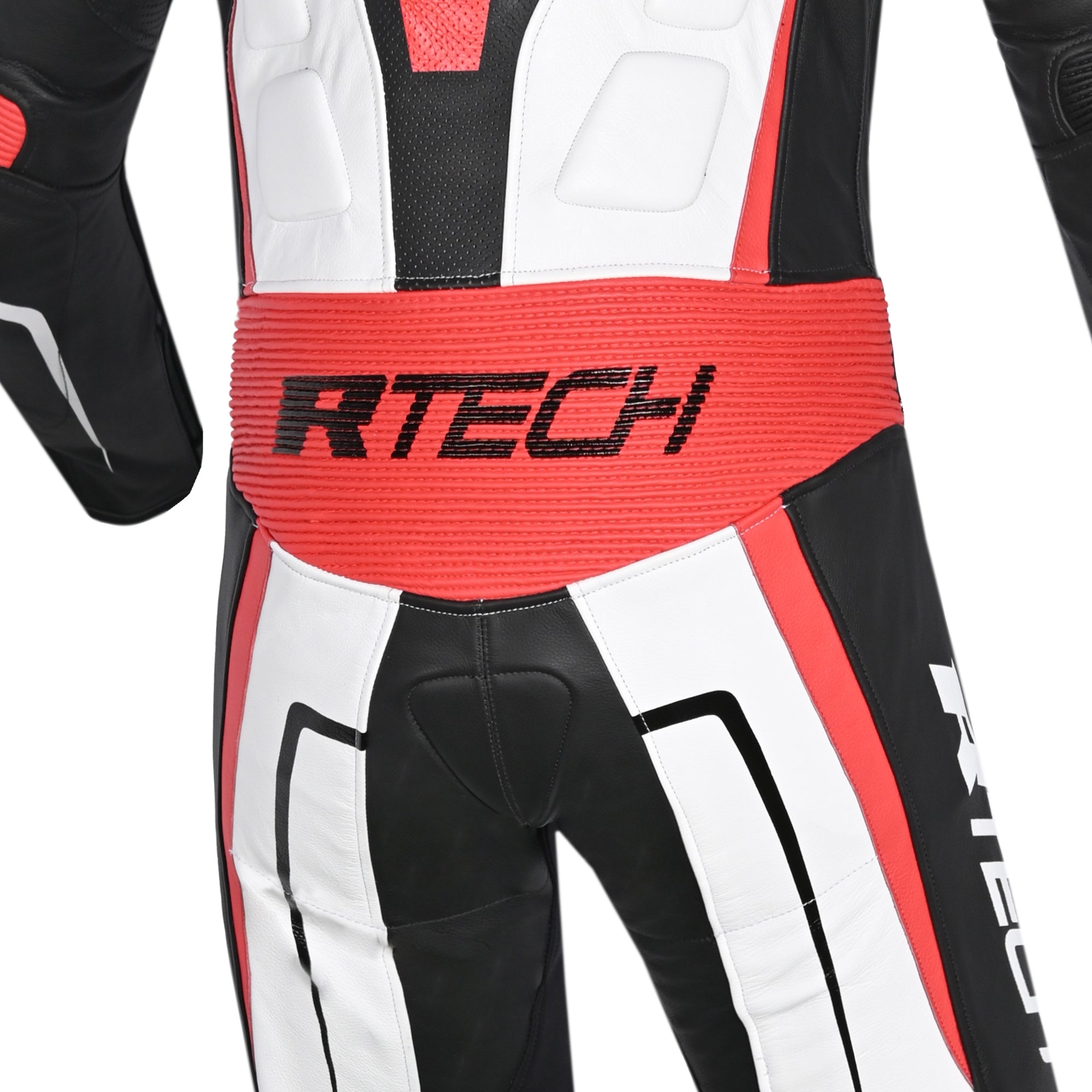 R-TECH MONO 1 PC DEFENDER GP Motorcycle Suits White Black Red – 7 – Maximomoto PT