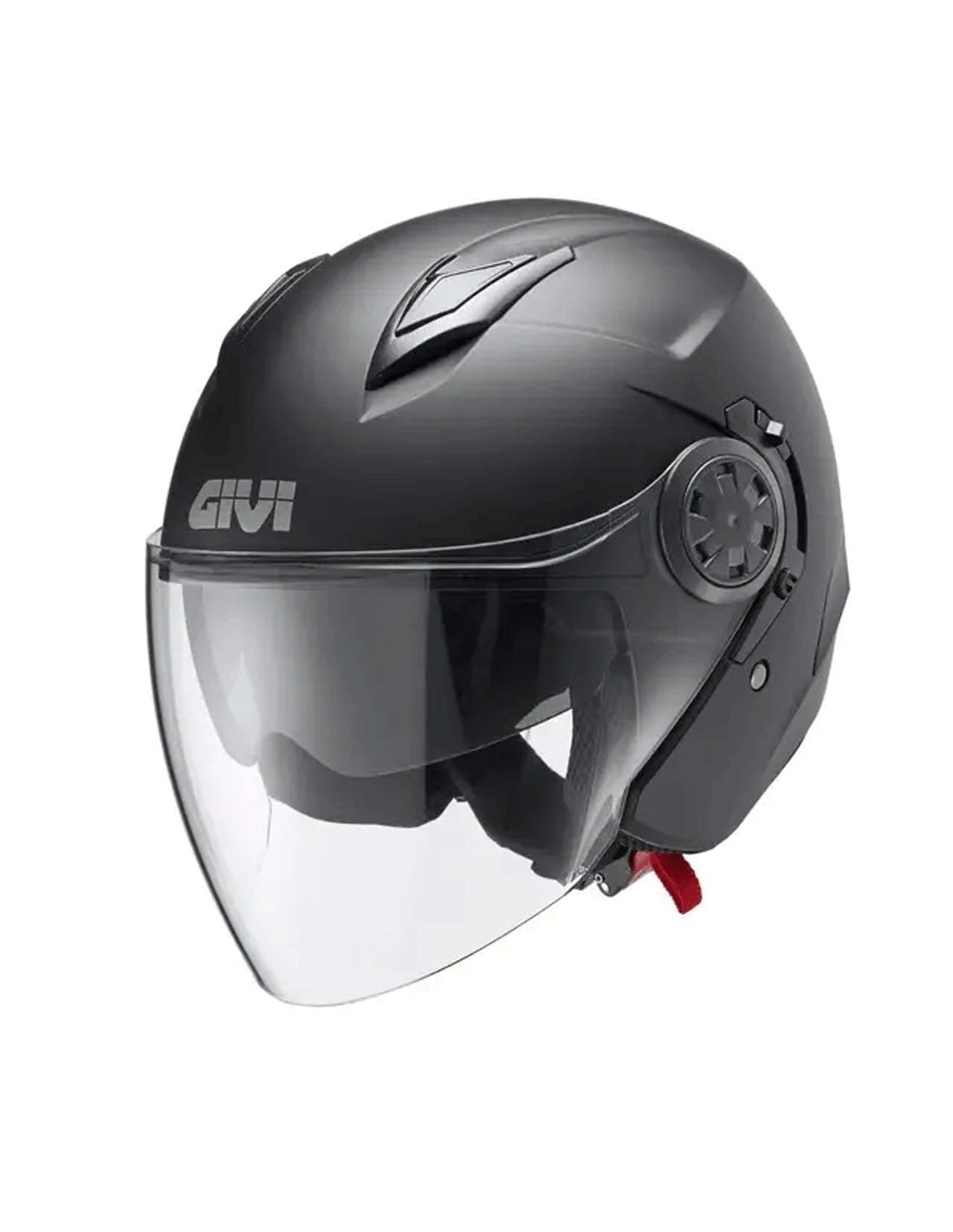 GIVI 12.3 STRATOS Open Face Scooter Jet Helmet Solid Black – 2 – Maximomoto PT