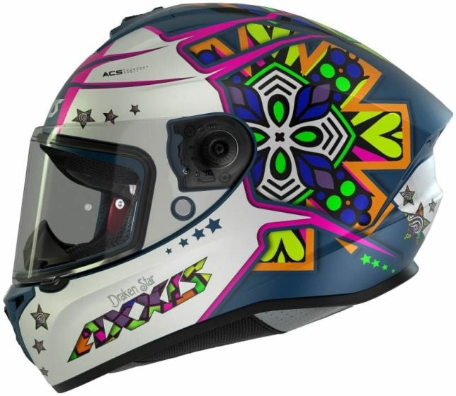 AXXIS-CASCO FF112C DRAKEN S STAR C7 AZUL MATE – 3 – Maximomoto PT