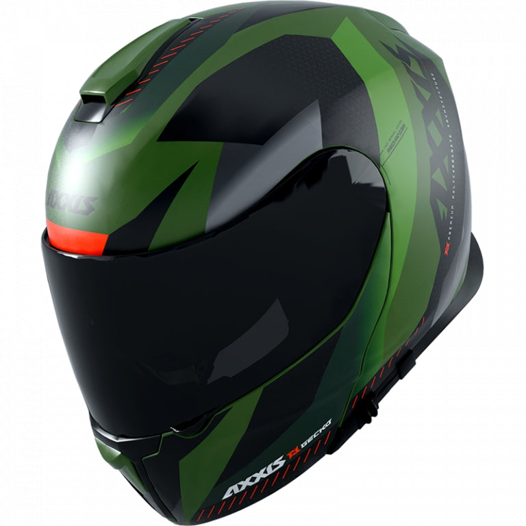AXXIS-CASCO FU403SV GECKO SV SHIELD F6 MATTE GREEN – 3 – Maximomoto PT