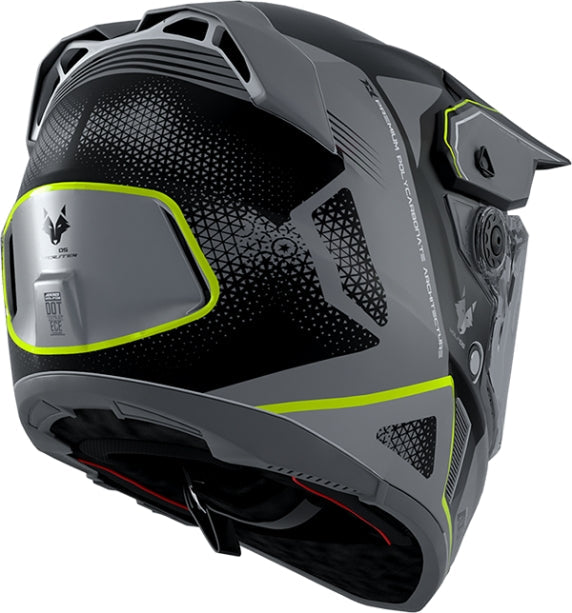 AXXIS-Hull MX803DS WOLF DS ROADRUNNER B2 GRIS BRILLO – 2 – Maximomoto PT