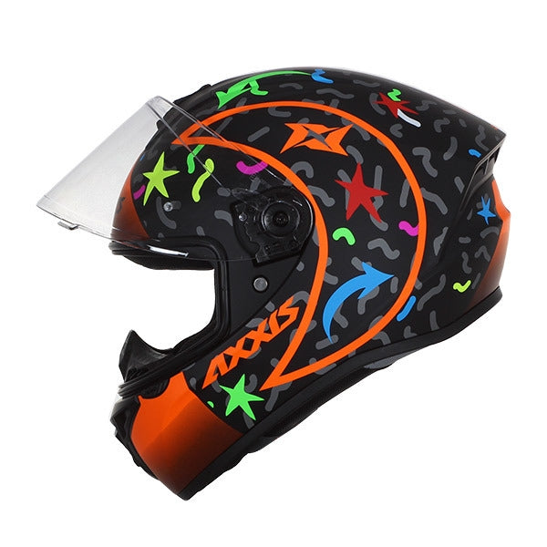 AXXIS-CASCO FF112C DRAKEN S SONAR B3 NARANJA FLUOR MATE – 3 – Maximomoto PT