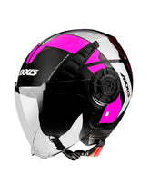 AXXIS-CASCO OF513 METRO COOL B8 ROSA FLUOR BRILLO – Maximomoto PT