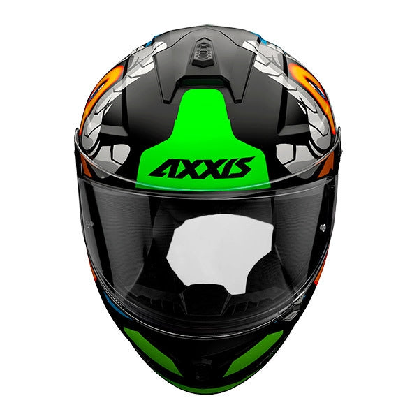 AXXIS-CASCO FF112C DRAKEN S PARROT A1 MATTE BLACK – 4 – Maximomoto PT