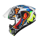 AXXIS-CASCO FF112C DRAKEN S PARROT A0 BLANCO PERLA MATE