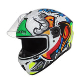 AXXIS-CASCO FF112C DRAKEN S PARROT A0 BLANCO PERLA MATE