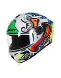 AXXIS-CASCO FF112C DRAKEN S PARROT A0 BLANCO PERLA MATE