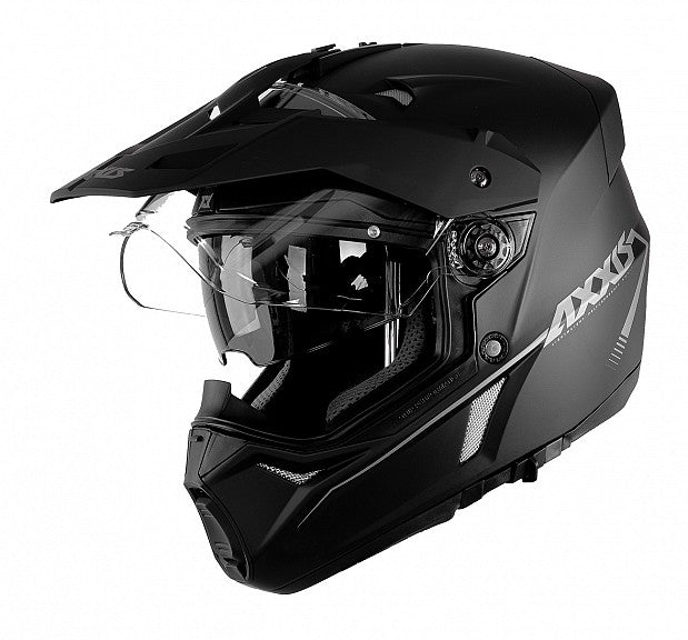 AXXIS-CASCO MX803 WOLF SOLID A1 MATTE NEGRO – 3 – Maximomoto PT