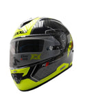 AXXIS-CASCO FF104C COBRA RAGE A3 AMARILLO FLUOR BRILLO