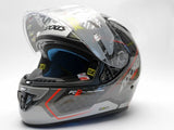 AXXIS-CASCO FF104C COBRA RAGE A2 GRIS PERLA BRILLO