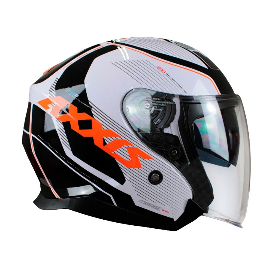 AXXIS-CASCO OF504SV MIRAGE SV VILLAGE A4 NARANJA FLUOR BRILLO – 4 – Maximomoto PT
