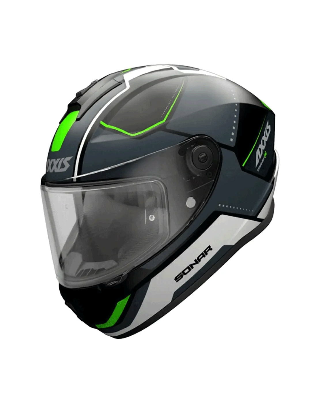 AXXIS-CASCO FF112C DRAKEN S SONAR B16 VERDE FLUOR MATE – 1 – Maximomoto PT