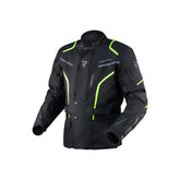 REBEL HORN - TEXTILE JACKET HIKER III BLACK/FLO YELLOW – Maximomoto PT