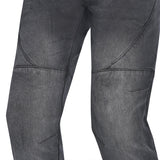 BELA ROCKER Denim Jeans Moto Calças Preto 30L Inseam