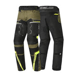 BELA WATSON Moto Textil Calcas Preto Cáqui Amarelo Branco
