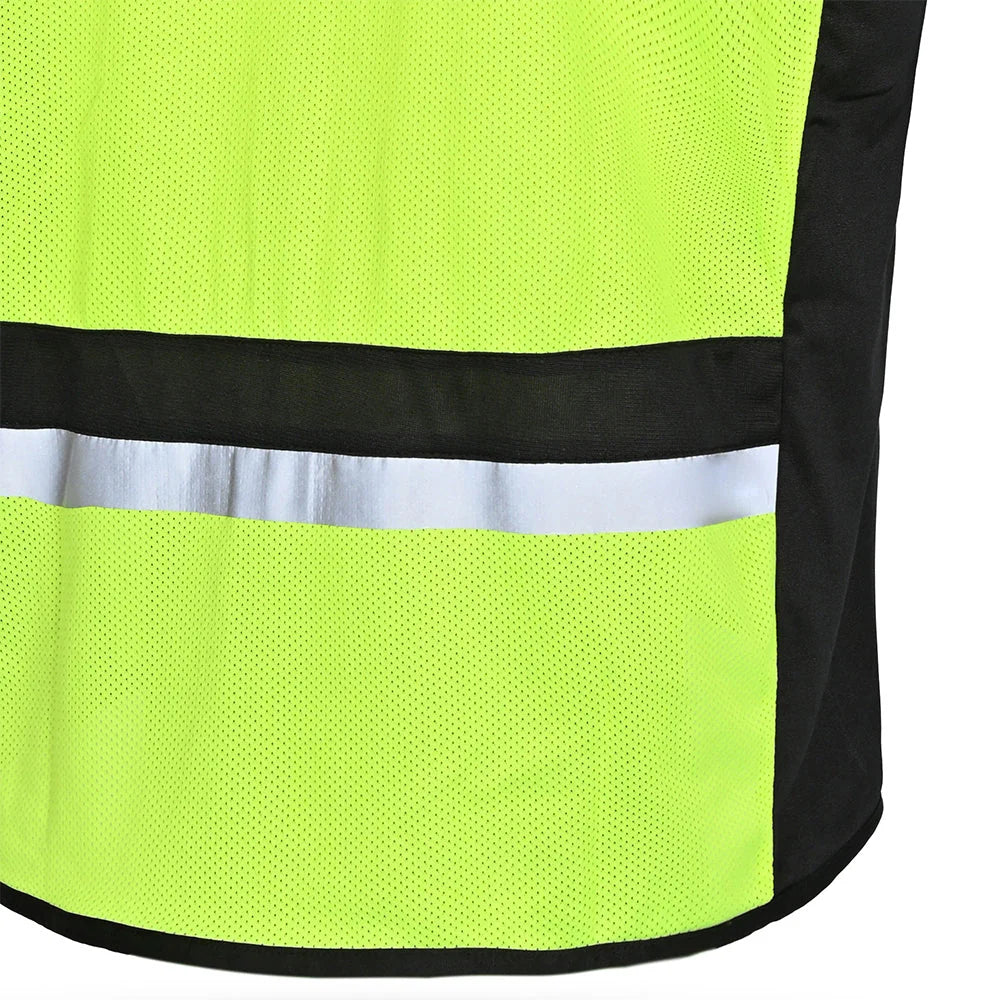 BELA Zoro Alta Visibilidade Moto Colete Têxtil Amarelo Fluorescente
