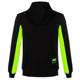 VR46 HOMBRE SUDADERA CREMALLERA MONZA NEGRO
