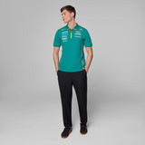 ASTON MARTIN F1 Hombres Team 2025 Camiseta Polo Verde