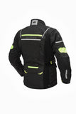 SPYKE - COMPASS DRY TECNO JACKET BLACK/FLUOYELLOW - SECURTEX MOTOR S.L (t/a MaximoMoto)